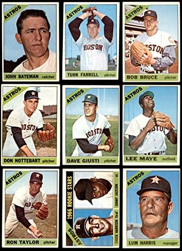 1966 Topps Houston Astros, perto da equipe, estabeleceu Houston Astros VG+ Astros