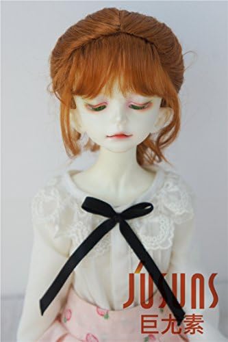 JD413 7-8 '' 18-20cm MSD Balas francesas Synthetic Mohair Doll Wigs 1/4 BJD DOLL ACESSORITOS