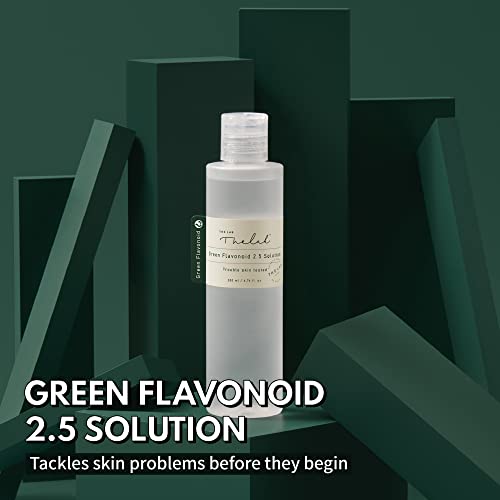O laboratório de Blanc Doux Green Flavonoid 2.5 Solution Solution Skin Smalghing and Calming Properties com tecnologia de lipossomas para absorção eficiente
