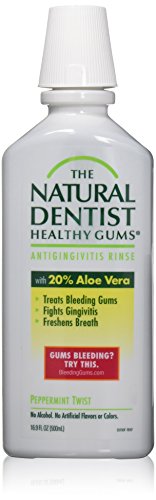 Dentista natural GOMA ANTIGINGIVIVIDIVIVIDADE ANTIGINGIVIDADE TWISTA PEPPERMINT 16,9 onça