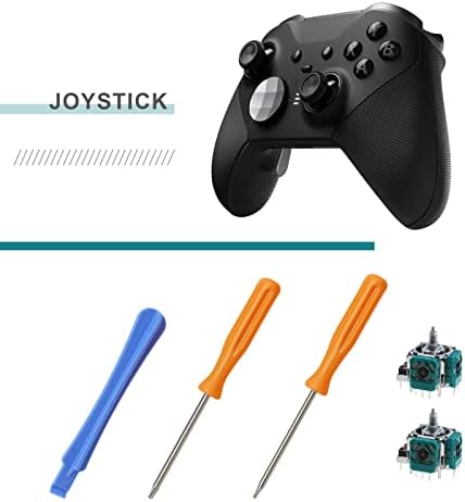 Kit de reparo do controlador analógico de 5 pacote compatível com o sensor de balancim do Xbox One Elite 2 3D com chave de fenda