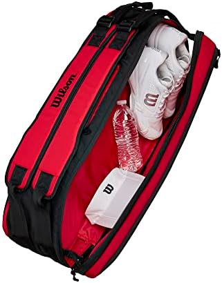 Wilson Clash V2 Super Tour Tennis Racket Bag - Red