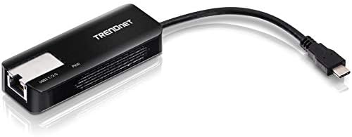 TrendNet USB 2.0 a 10/100 Fast Ethernet LAN Adaptador de rede com fio para MacBook, TU2-ET100, Chromebook, Windows 8.1