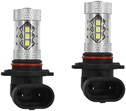 LABLT 2PCS H10 9145 80W LED 6000K FARECTROS BRANCOS BULSS PARA CAN-AM MAVERICK MAX 1000R