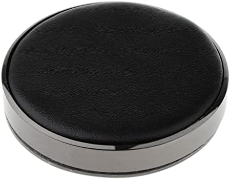 Colaxi Black Pu Leather Wristwatch Cushion Pad para abertura e, preto, 75mm