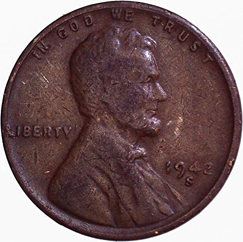 1942 S Lincoln Wheat Cent 1C
