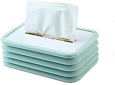 Caixa de lenço de lenço de tecido Caixa de lenço de lenço de lenço de lenço de lenço de lenços de papel multifuncional para o banheiro do banheiro do quarto do escritório do guardana