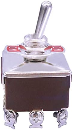 Velore Toggle Rocker Switch Pesado com bota 15A 250V 2 Posição 12 interruptores de alternância do terminal