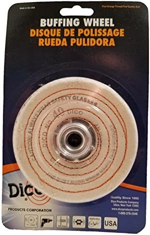 DICO 7000128 Buffing Spiral Wheel, pacote de 1