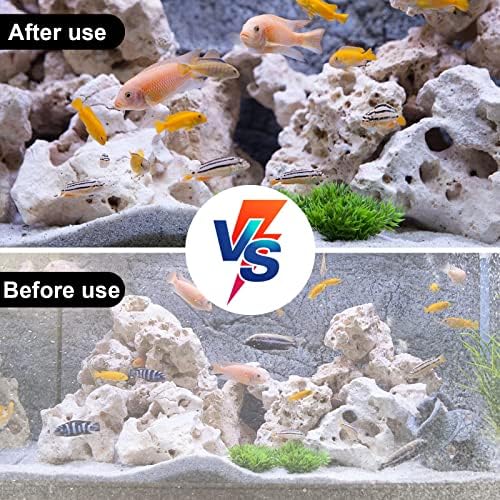 Ferramentas de limpeza de tanques de peixes ntjtrss, removedor de algas para aquários limpador de aquário - tanque de peixes