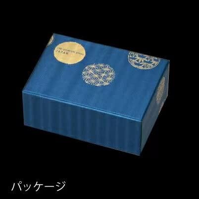 Kikyouya Cold Sake Cup japonês copo de vidro de vidro premium feito no Japão Padrão Tradicional Drinkwares Handmades Caixa de
