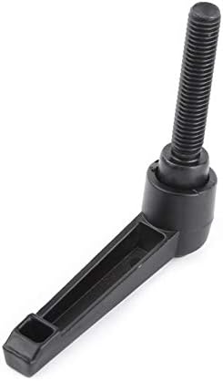 Alavanca de aperto, m8 de 16 a 60 mm de alavanca de alavanca de fixação, alça ajustável trava de rosca externa botão preto preto alavanca