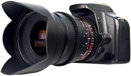 Bower Sly24VDNX Ultra-rápida angular de 24 mm T/1.5 Lente Cine Digital para Câmera Samsung NX