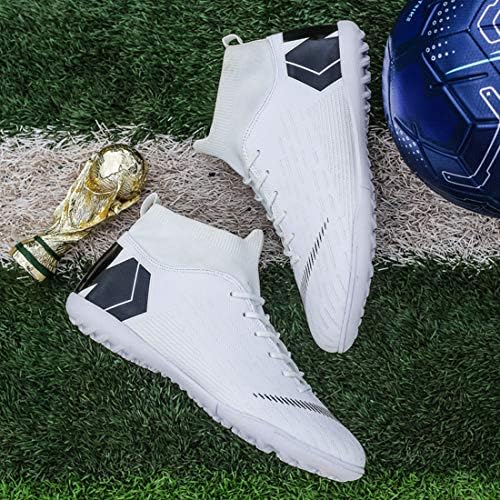 Botas de futebol masculinas da Liaocx Sapatos TF/AG Athletic Sneaker Football Boots Cleats Alta Topo Alta para a meia
