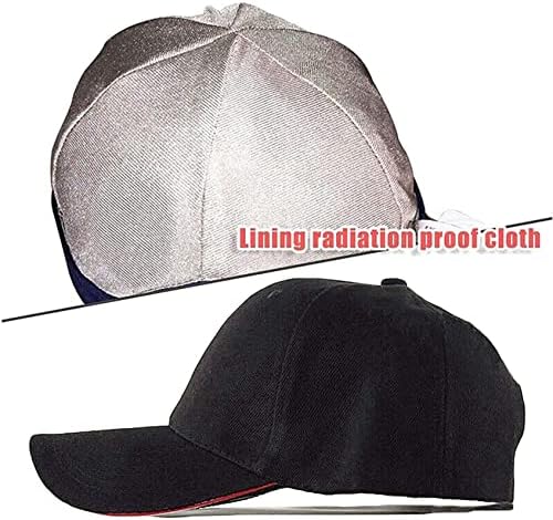 Cap de proteção de radiação DMWMD EMF 5G, tampa de blindagem Wi -Fi, chapéu eletromagnético, tampa esportiva ao ar livre