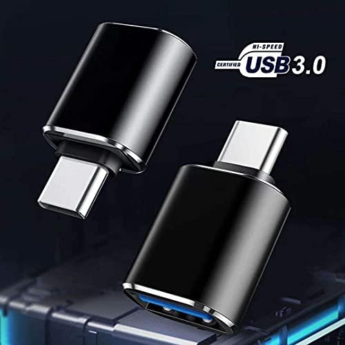 Ebeetech 3 pacote 3 3,5 mm de áudio feminino para USB C Adaptador masculino, fêmea USB C para USB Adaptador masculino, fêmea USB para USB C Adaptador masculino compatível com dispositivos Mac USB C, fones de ouvido, alto -falante
