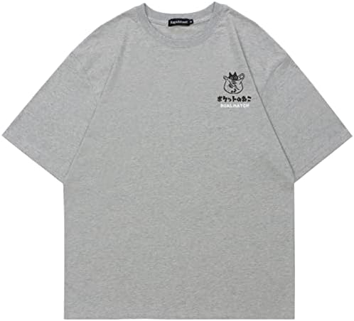 Rapidstreet Men Harajuku Streetwear T-shirt embrião fez camiseta estética impressa