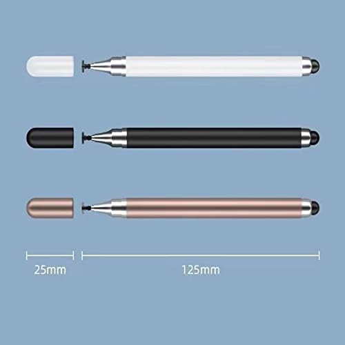 Caneta universal, canetas de tela de toque de 2 em 1disc Stylus para todos os telefones celulares de telas de toque capacitivas,