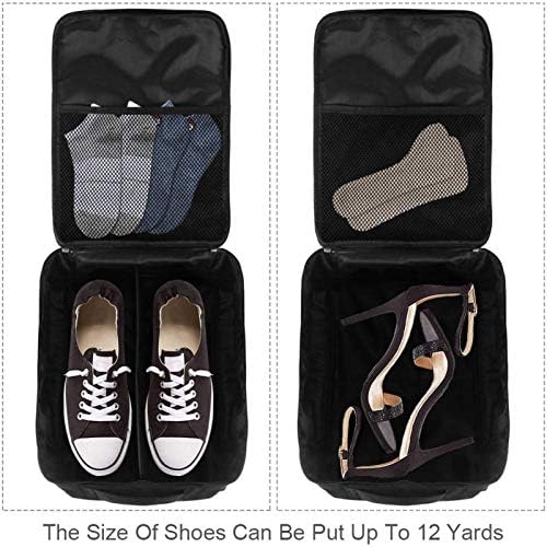 Tigres fantásticos de bolsa de sapatos de nanmma - sistema de embalagem conveniente para seus sapatos ao viajar