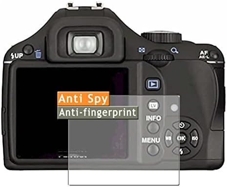 Protetor de tela de privacidade VAXSON, compatível com Ricoh Pentax K-R Kr Anti-Spy Film Protectors Stick [NÃO MEDERADO]