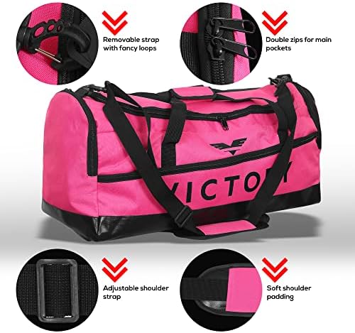 Victory Martial Arts Bedfol de mochila respirável para equipamento de MMA, equipamento de boxe, academia ou outros esportes