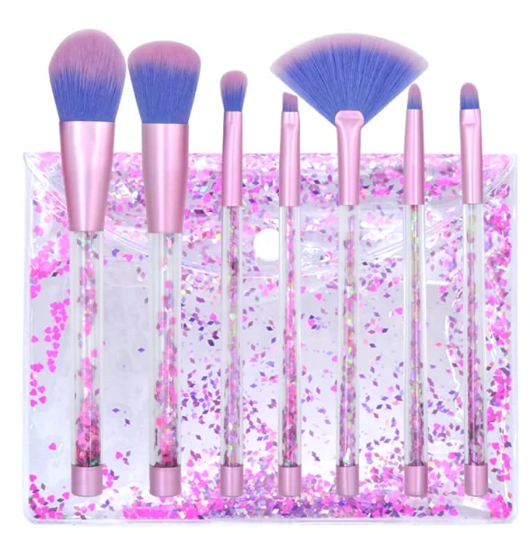 Store exclusiva, 7pcs Pro Quicksand Makeup Brushes