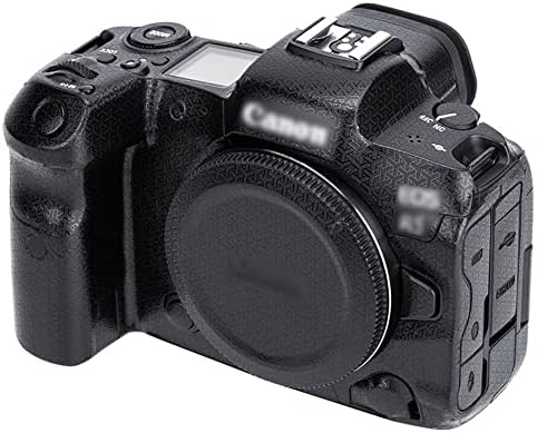 Kiorfoto anti-arranha anti-desgaste da câmera capa de pele de protetor de protetor para cânone eos r5 câmera corporal decoração adesiva-negra de tecido preto