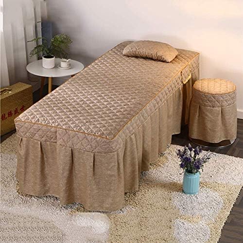 Zhuan Solid Color Massage Sheet Staffs, massagem premium Salia de massagem Salão de salão de salão Capa de colchas com o rosto