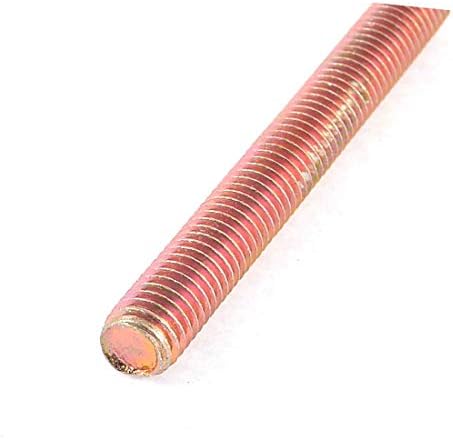 X-Dree 1,25mm Pitch M8 x 70mm Metal de barra de barra de barra de barra totalmente rosqueada Tons de bronze 6 PCs (Paso de 1,25 mm m8 x 70 mm barra de barra totalmente roscada de metal perno bronce tono 6 piezas