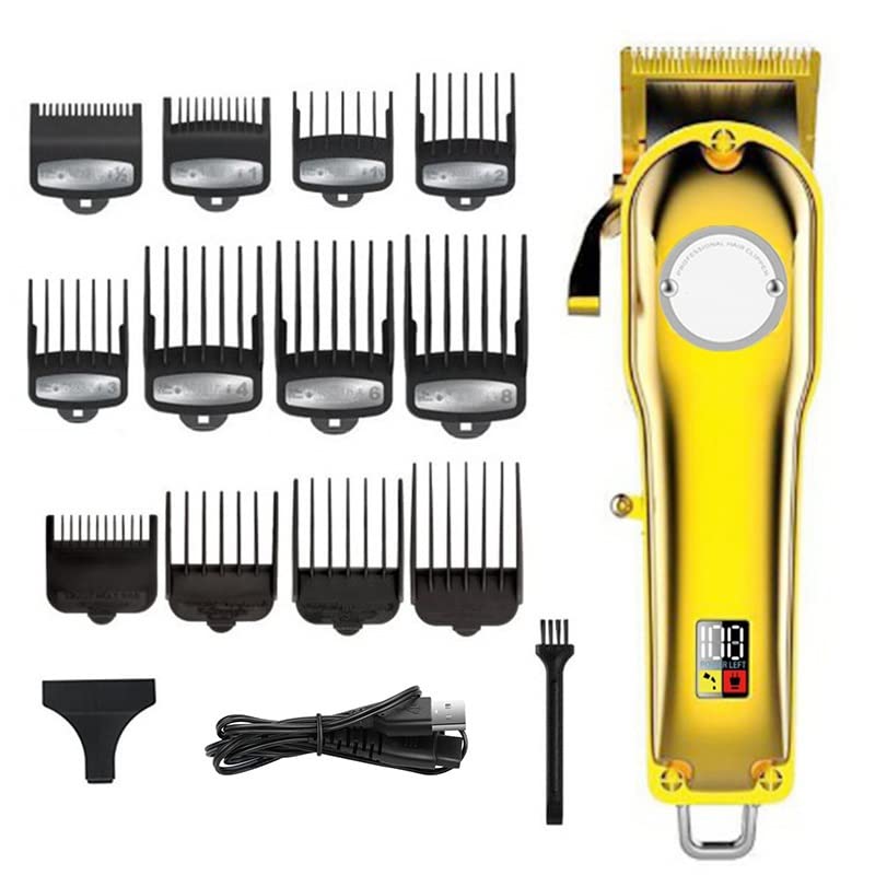 Clippers de cabelo, ferramenta de corte de cabelo, carregamento USB Clipper de cabelos sem fio para homens para homens