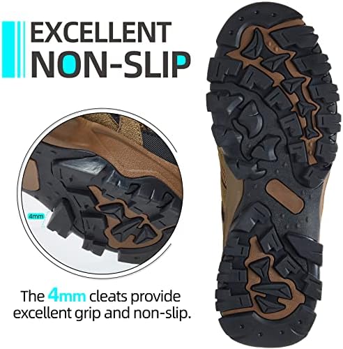 Camesports Shoes de caminhada com capa de caminhada de baixo para homens para homens, suporte ao ar livre, suporte de trekking