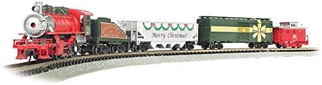 Bachmann Trains - Feliz Christmas Express Pronto para executar o conjunto de trens elétricos - NCALA N, MULTI COLOR