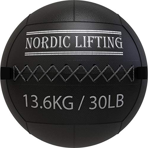Bola de parede de elevação nórdica 30 lb pacote com sapatos Venja Tamanho 11.5 - Vermelho preto