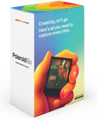 Polaroid Go Cader Black Camera e Black Frame Instant Film pacote