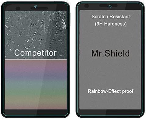 Mr.Shield [2-Pack] Protetor de tela para comprimido Nokia T10 [Faixa mais curta para a versão de caixa] [vidro temperado]