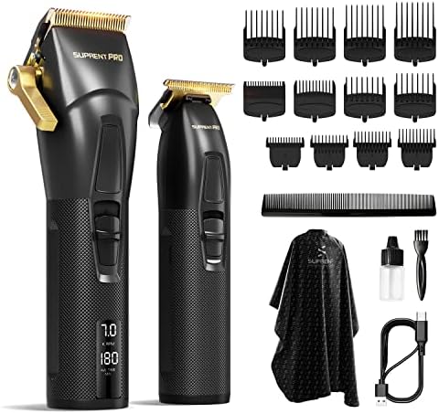 Suprent® Professional Hair Clippers for Men & Ipx7 Wholeby Washable Beard Trimmer