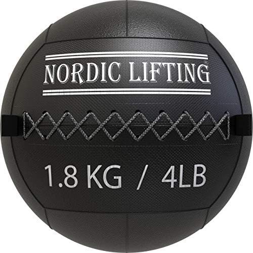 Nordic Lifting Slam Ball 25 lb pacote com bola de parede 4 lb