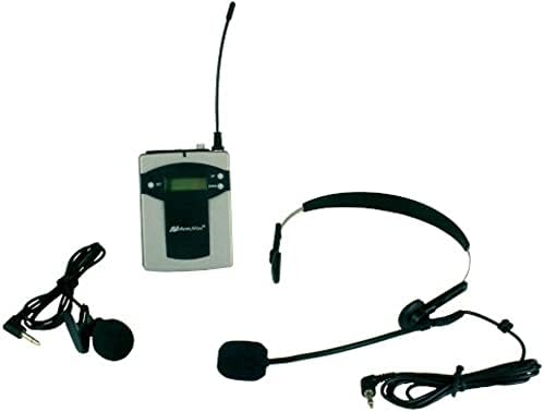Amplivox SW6923 Pacote AirVox premium com fone de ouvido e microfone de lapela