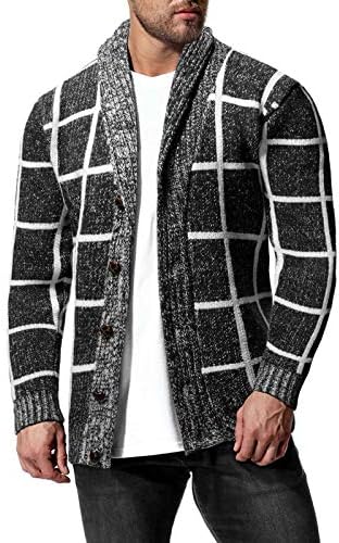 Manga longa Casacos de tamanho prático Men tremendo jaqueta de inverno botão vintage cor de lapela sólida lã quente solta
