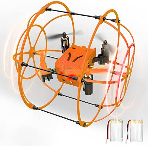 Mini Drone de controle remoto para crianças- Controle remoto Bezgar Rolamento esférico Quadcopter RC Helicóptero de 360