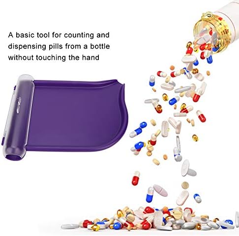 Bandeja de contagem de comprimidos, Angrek Pills Dispenser Pharmacy Doctor Pharmacists Tool