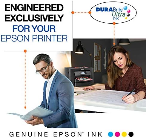 EPSON T252 Durabrite Ultra Ink Capacidade Cartucho preto para impressoras de força de trabalho Epson selecionadas