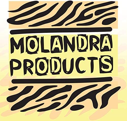 Molandra Products instructer - 20oz Hashtag Aço inoxidável garrafa de água branca com morador, branco
