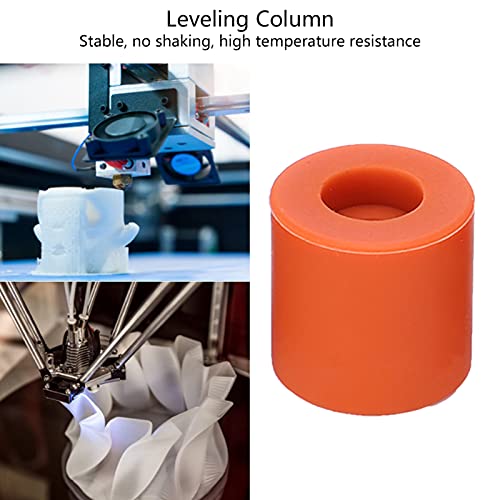 Peças de nivelamento da cama de calor da impressora 3D, 12pcs Silicone Bed Leveling Column Column Absortor 3D Acessórios para impressoras