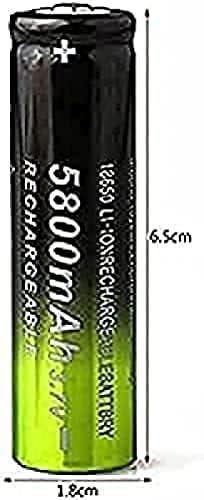 ACsons AA Batteriespinkicr18650-26FrechargegeleBelithiumBatteries3.7V2600Mahli-IONPCBProtectedBatteryflat-top, 2pcs