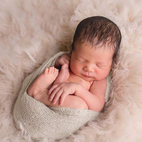 Fotografia para bebês recém -nascidos OUTREK APS 2 PCS Long Ripple Wrap Props Photo Baby Props Diy Recém -nascido Fotografia