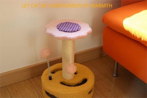 JWQHJ FLOR CAT Árvore fofa para arranhar pós -gato de gato de gato interno Quadro de gato pequeno Toy Toy Kittenjumping Plataforma