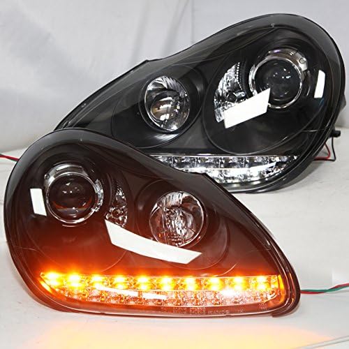 Genérico para porsche cayenne 957 luminárias de cabeça LED 2004-2006 Ano SN