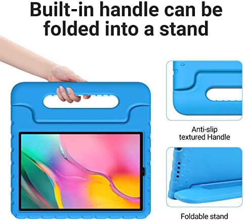 Caso simples para crianças para o Samsung Galaxy Tab a 10,1 polegadas de 2019, alça leve à prova de choques de suporte do suporte infantil para o tablet para o Samsung Galaxy Tab a 10,1 polegadas 2019
