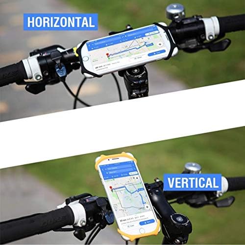 Bicicleta Montar o guidão de silicone Bike de bicicleta não deslizamento de choque compatível com ZTE Axon 10 Pro